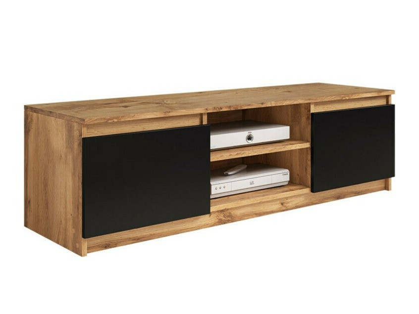 Meuble TV Sarasota 139 (Chêne wotan + Graphite)
