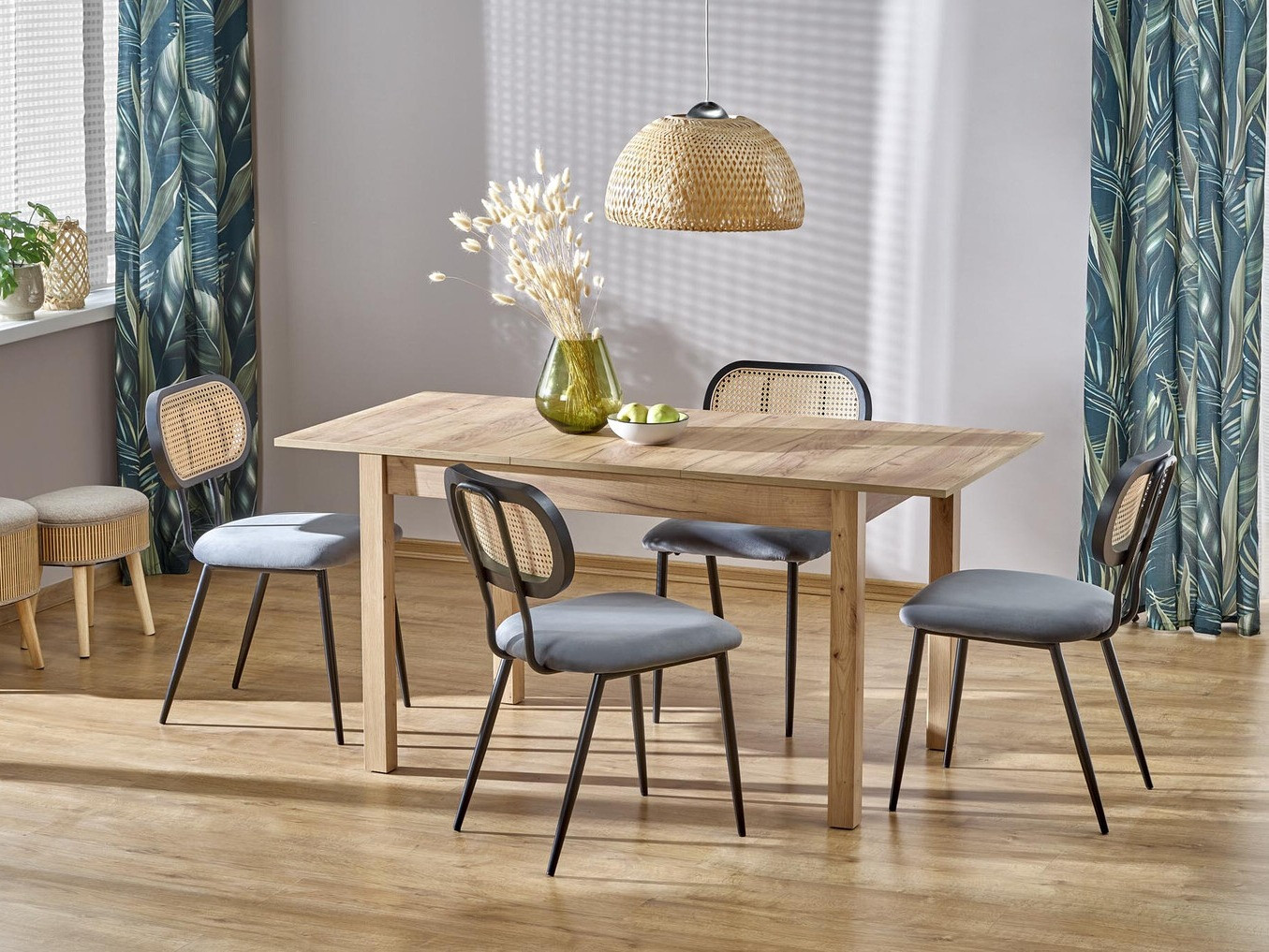 Table Houston 132 (Craft chêne)