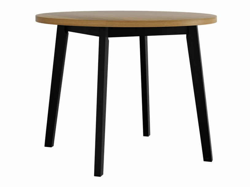 Salle à manger complète Victorville 256 (Grandson chêne + Noir)