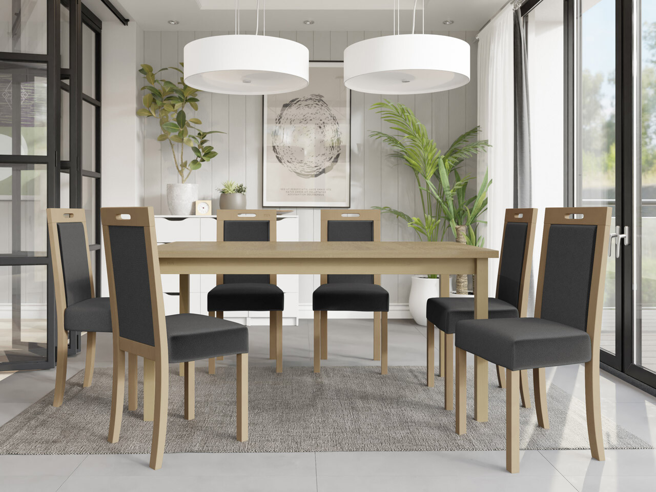 Salle à manger complète Victorville 262 (Kronos 22)