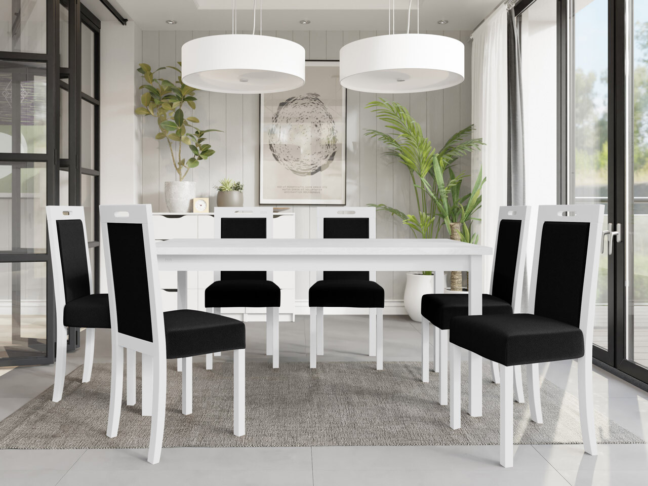 Salle à manger complète Victorville 262 (Kronos 7)