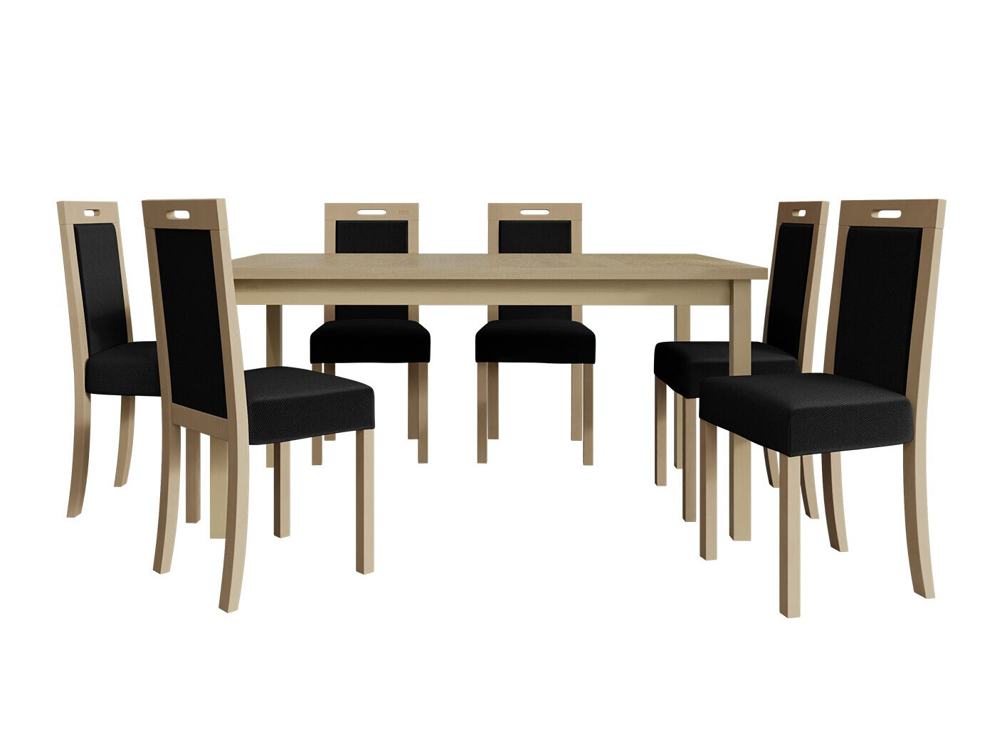 Salle à manger complète Victorville 262 (Sonoma chêne)