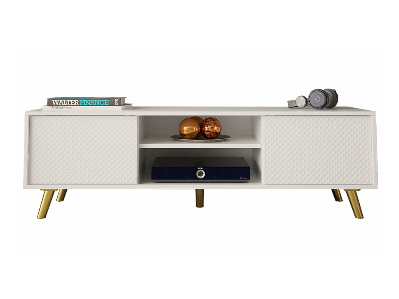 Meuble TV Merced 128 (Blanc)