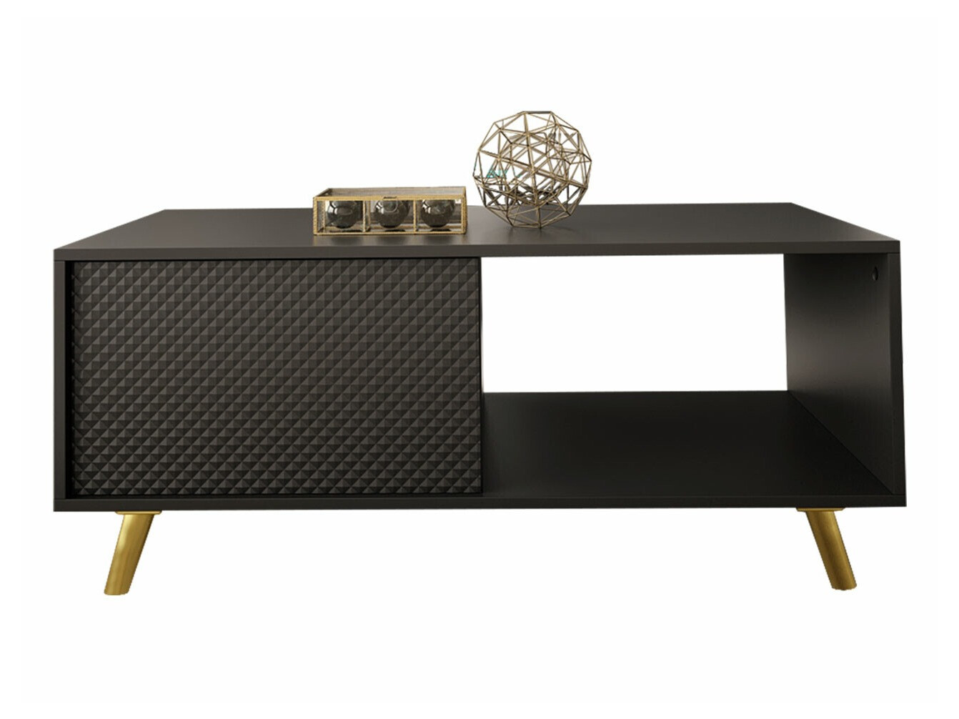 Table basse Merced 130 (Noir)