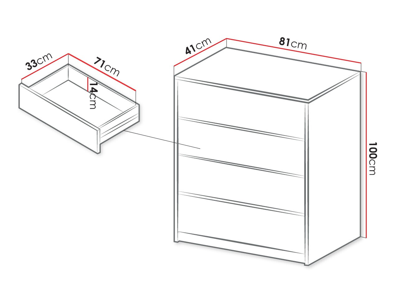 Commode Hartford 426 (Blanc)