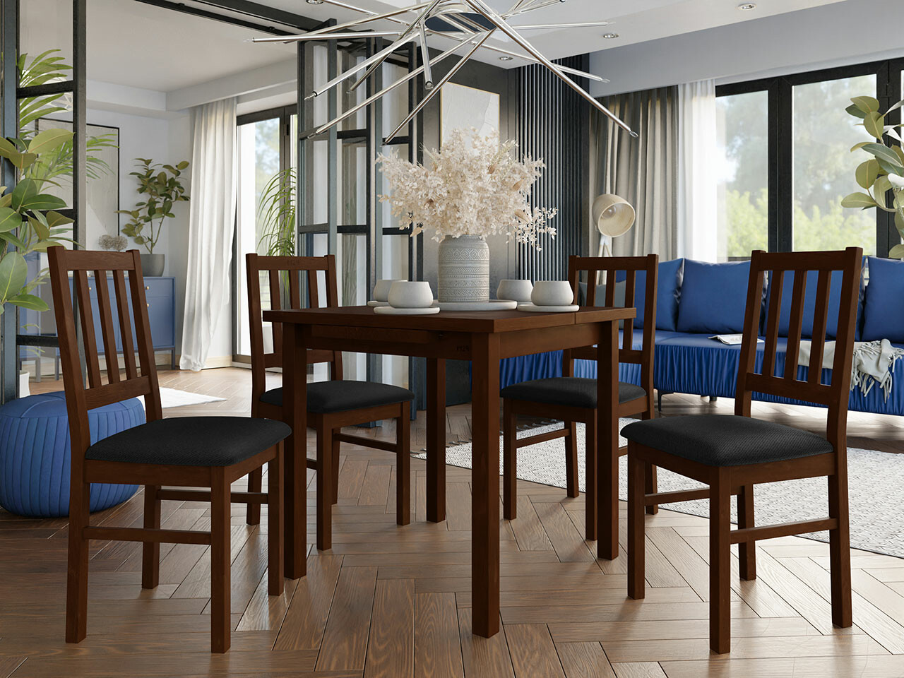 Salle à manger complète Victorville 275 (Kronos 7)