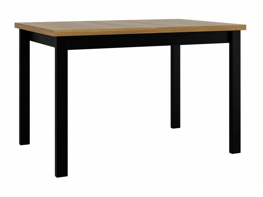 Salle à manger complète Victorville 280 (Noir + Grandson chêne)