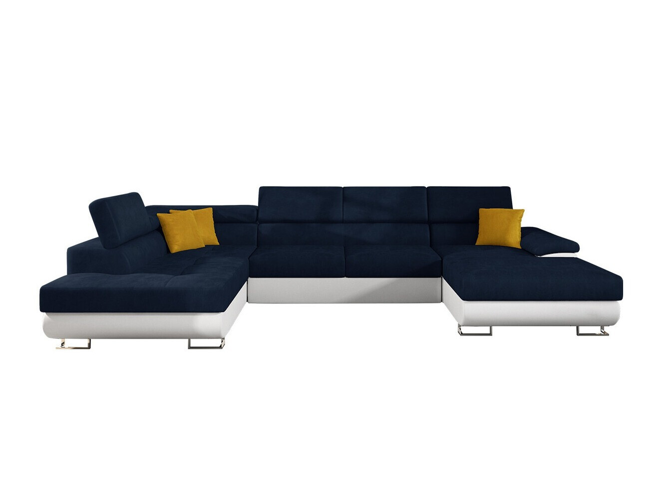 Canapé d'angle Comfivo Ruta IV (Soft 017 + Uttario Velvet 2967 + Uttario Velvet 2959)
