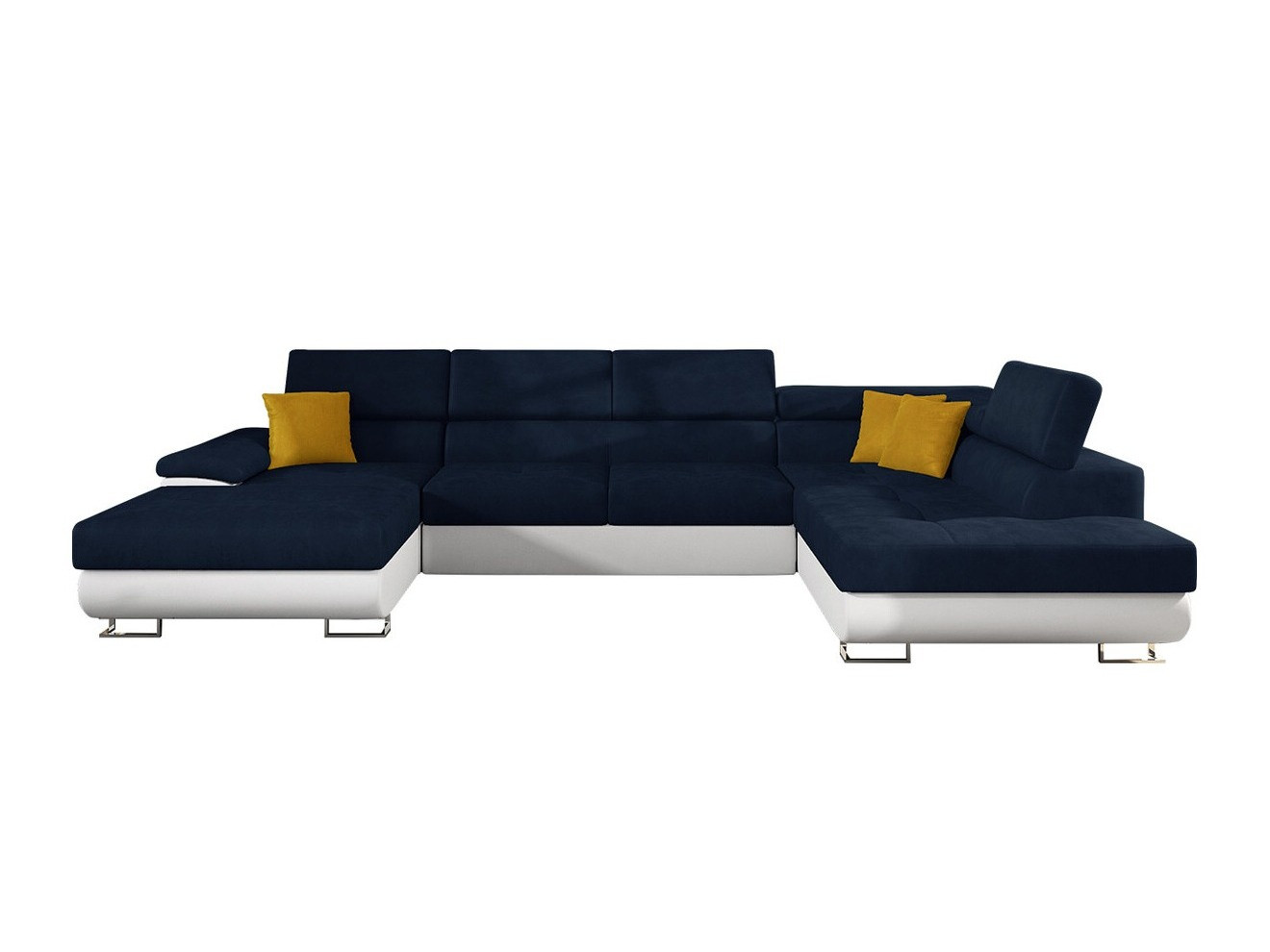 Canapé d'angle Comfivo Ruta IV (Soft 017 + Uttario Velvet 2967 + Uttario Velvet 2959)