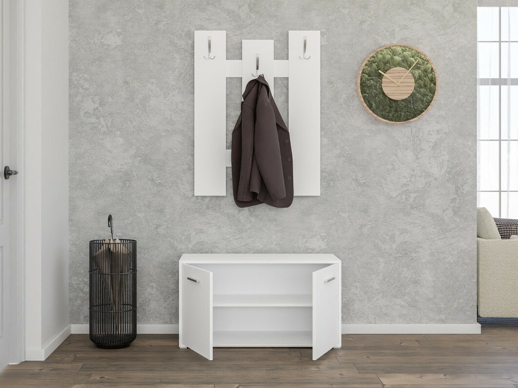 Meuble d'entrée Torsalo 105 (Blanc)