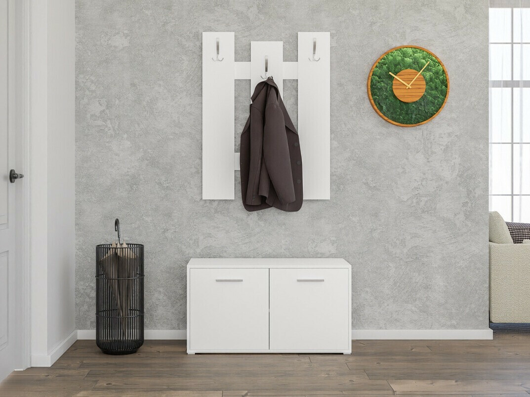 Meuble d'entrée Torsalo 105 (Blanc)