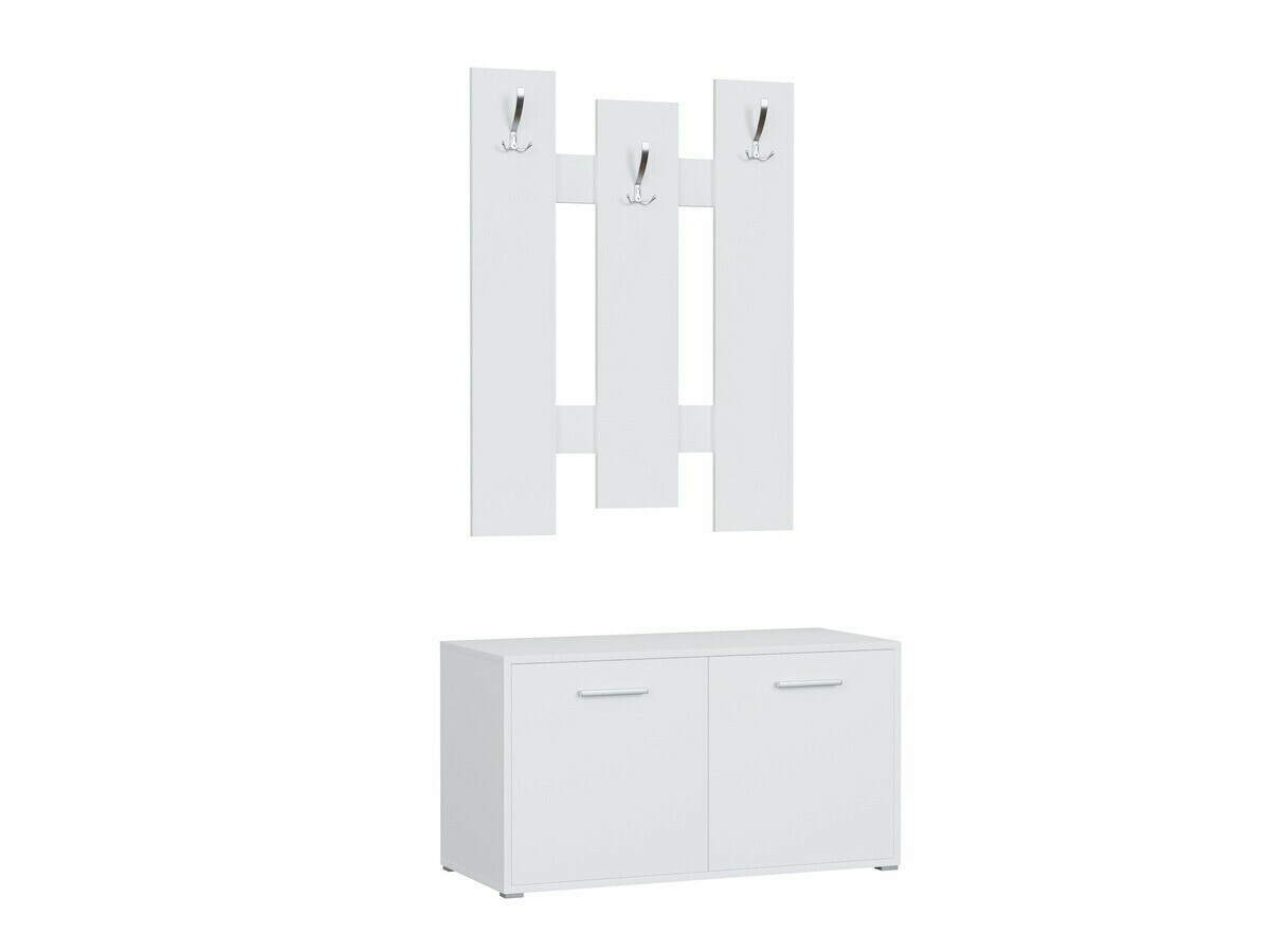 Meuble d'entrée Torsalo 105 (Blanc)
