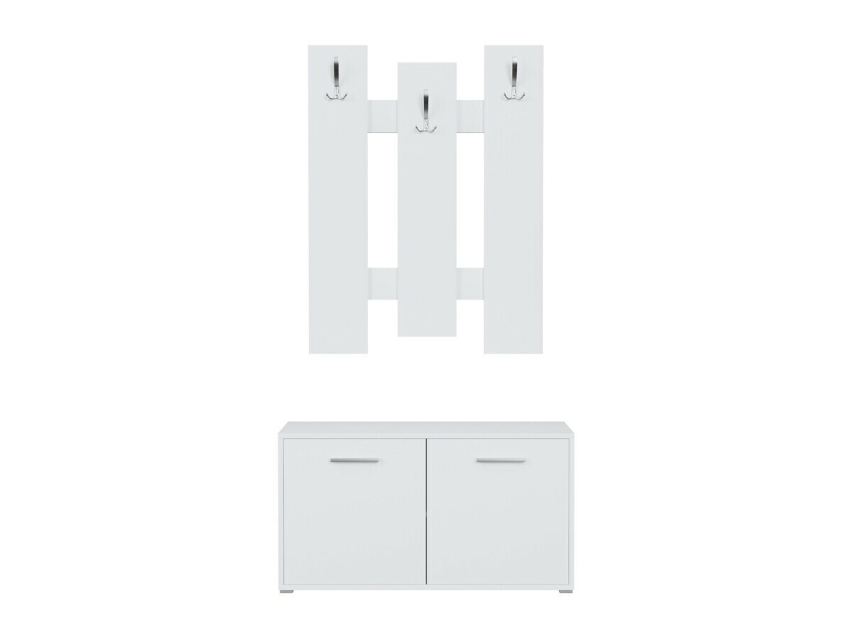 Meuble d'entrée Torsalo 105 (Blanc)