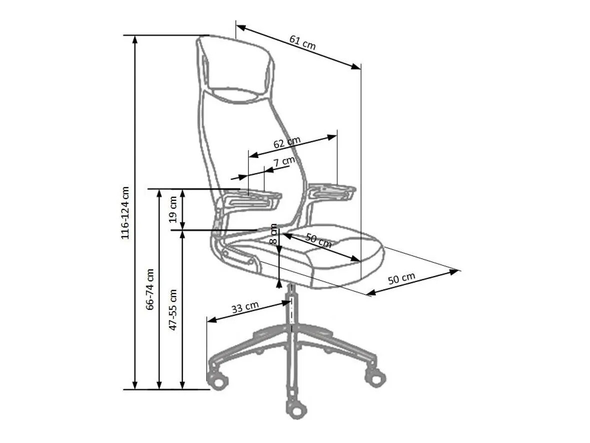 Chaise de bureau Houston 245