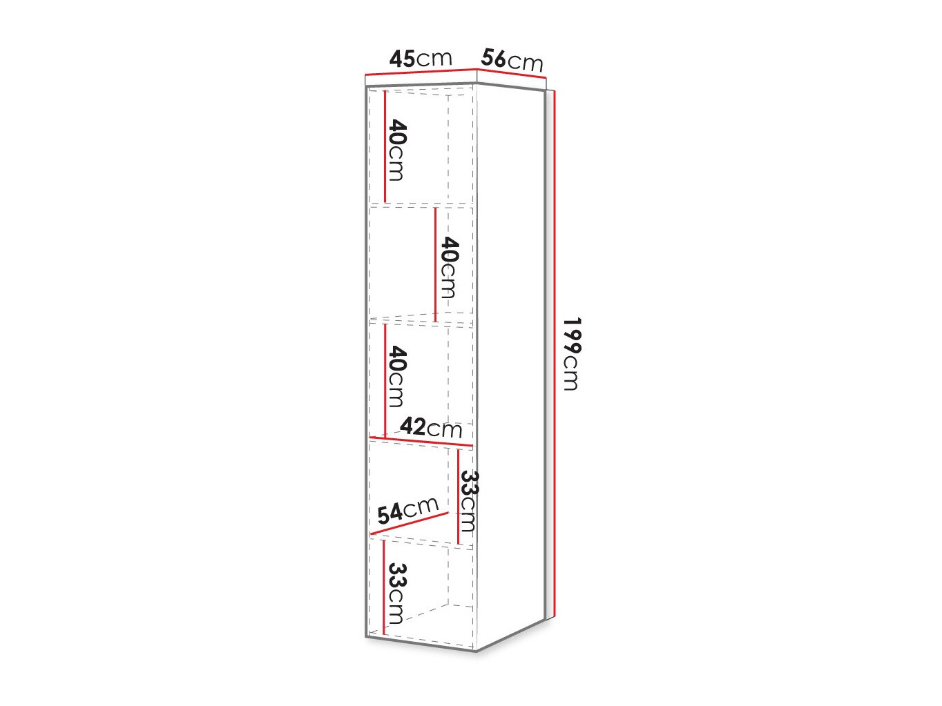 Étagère Dicto II (Blanc)