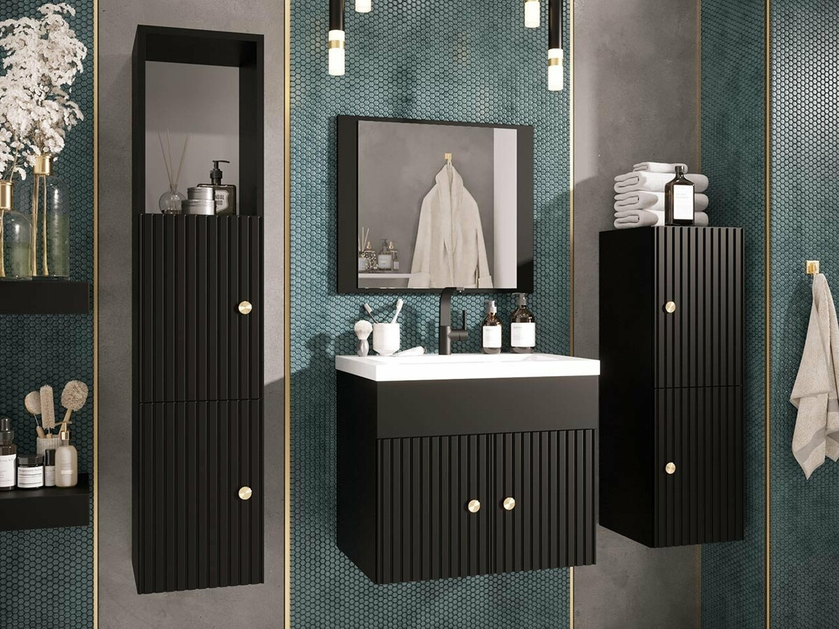 Ensemble de salle de bain Hartford J106 (Noir)