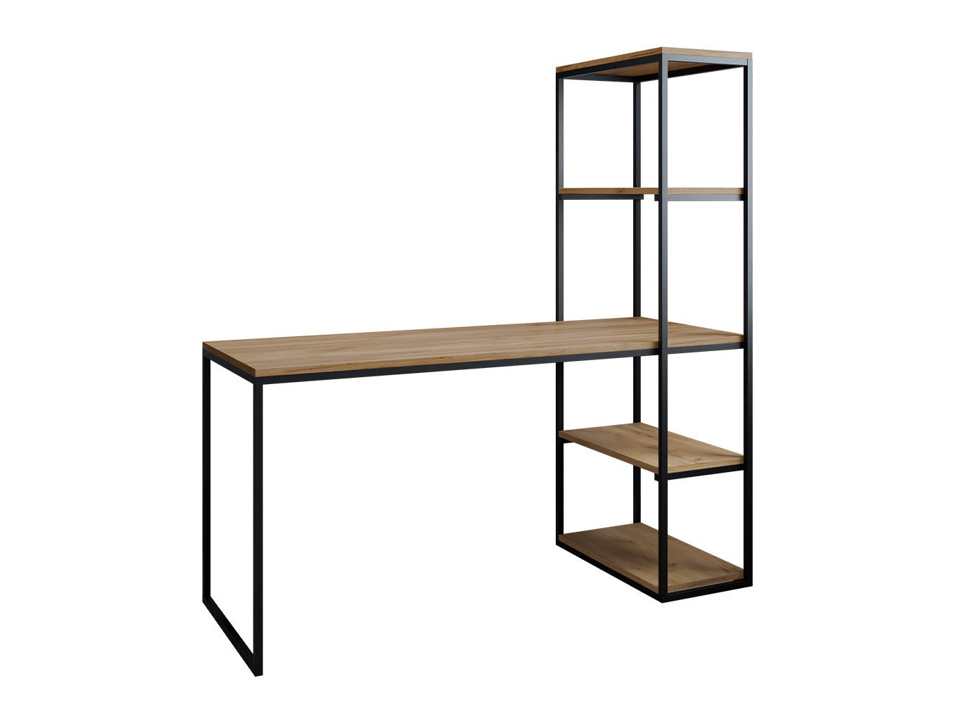 Bureau Oswego 107 (Marron + Noir)