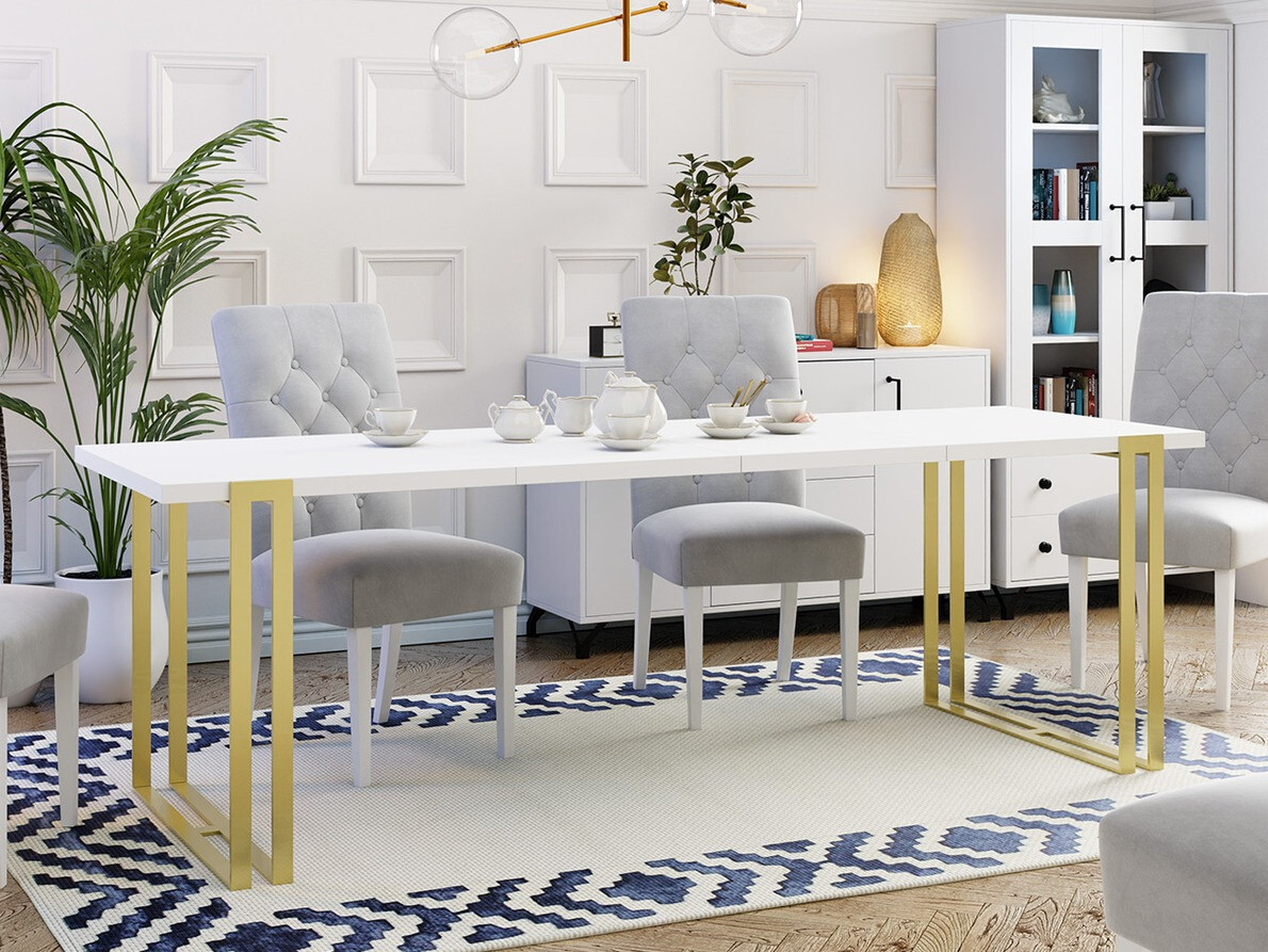 Table Comfivo Sors (Blanc + Doré)