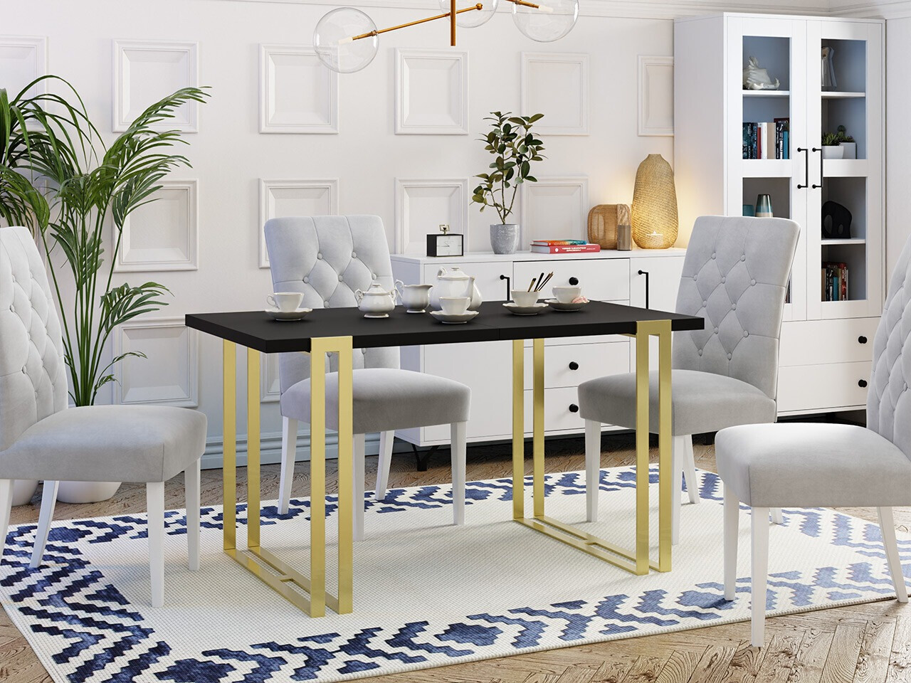Table Comfivo Sors (Noir + Doré)