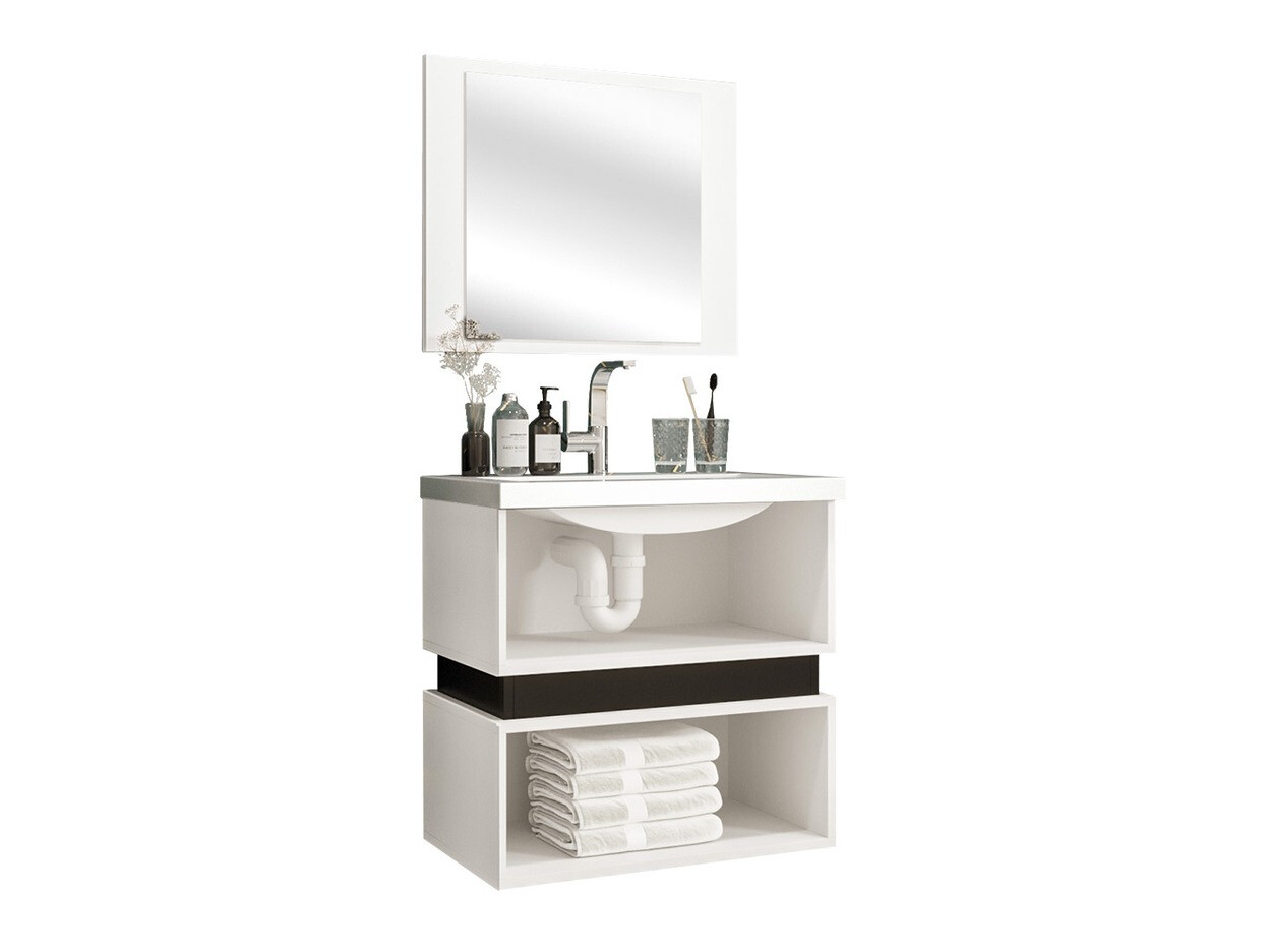 Ensemble de salle de bain Hartford K106 (Noir)