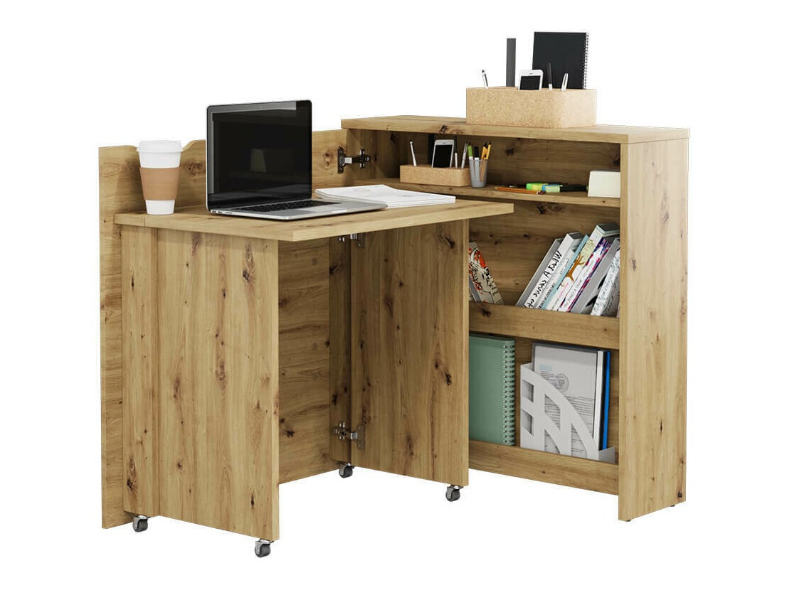 Bureau d'angle Concept Lenart II (Chêne Artisan)