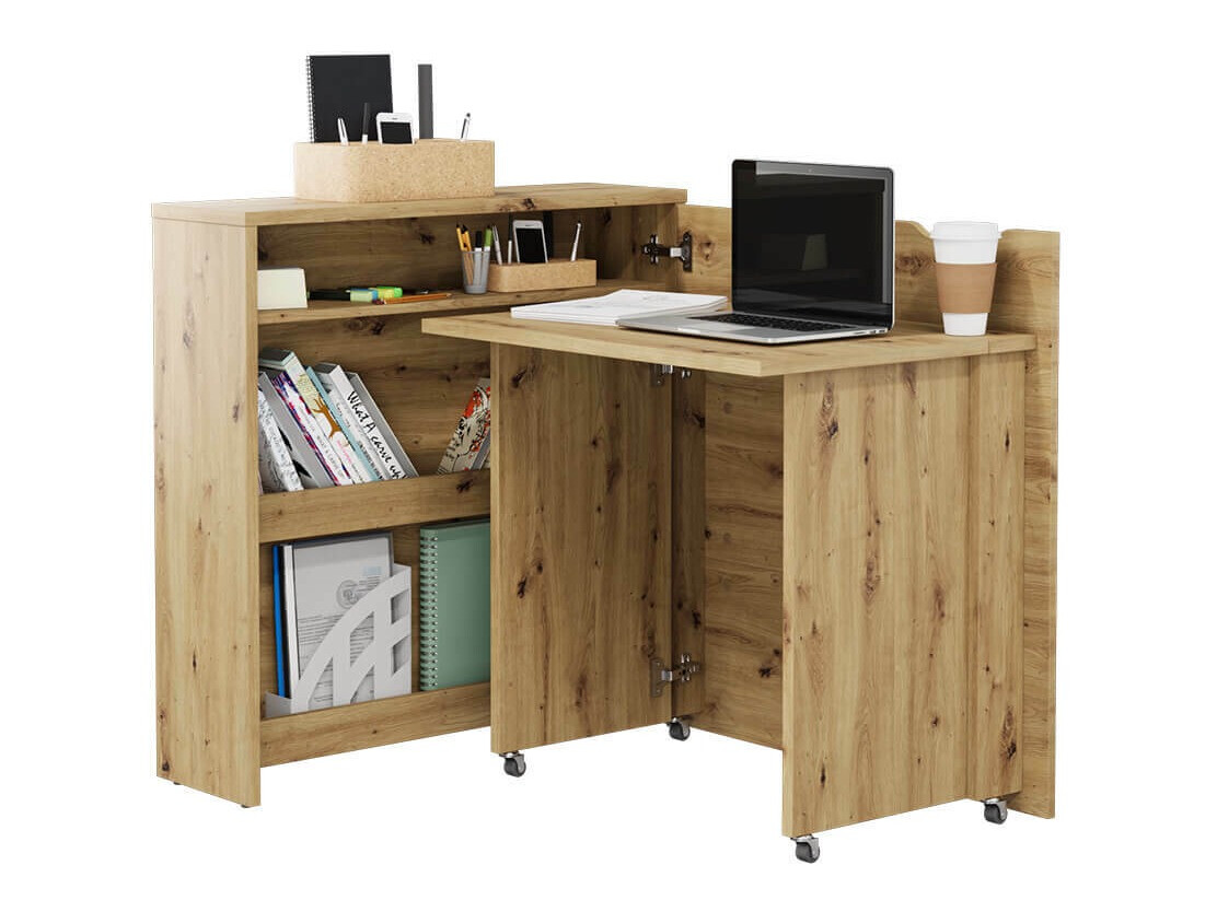 Bureau d'angle Concept Lenart II (Chêne Artisan)
