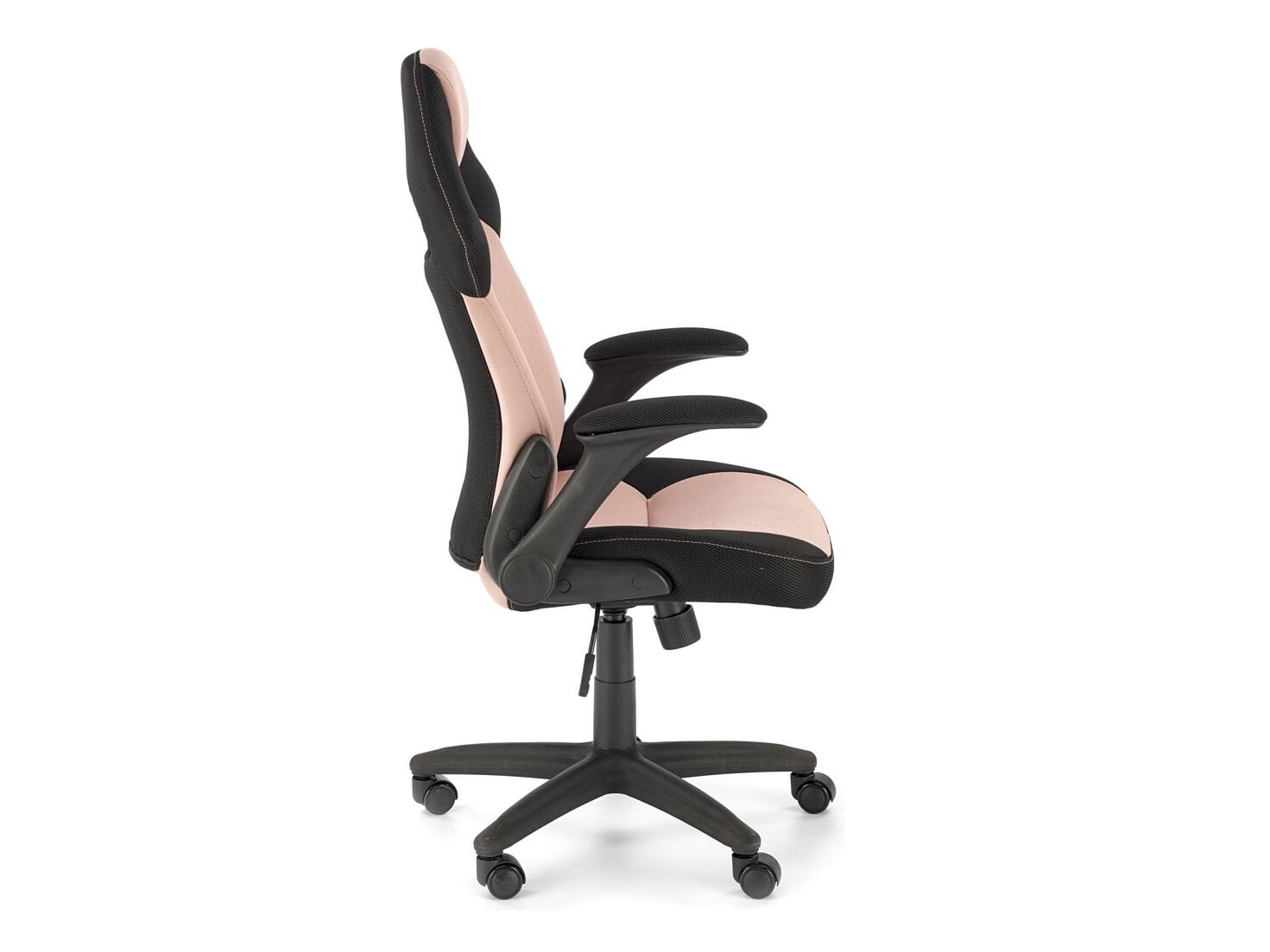 Chaise de bureau Houston 1373 (Rose clair + Noir)