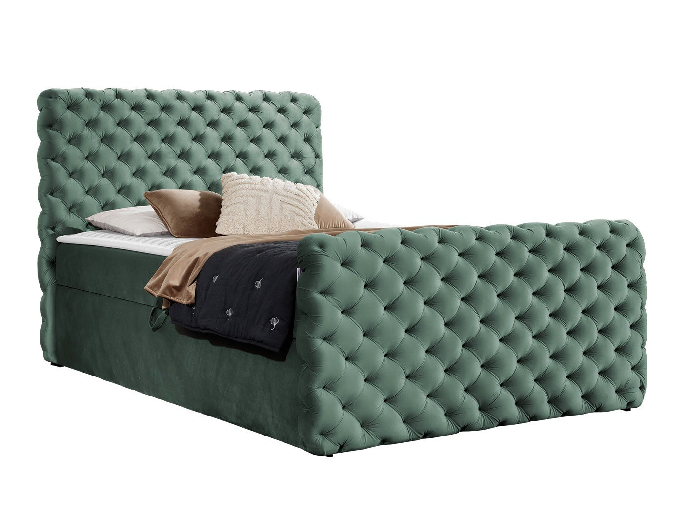 Lit boxspring Baltimore 186 (Velluto 13)