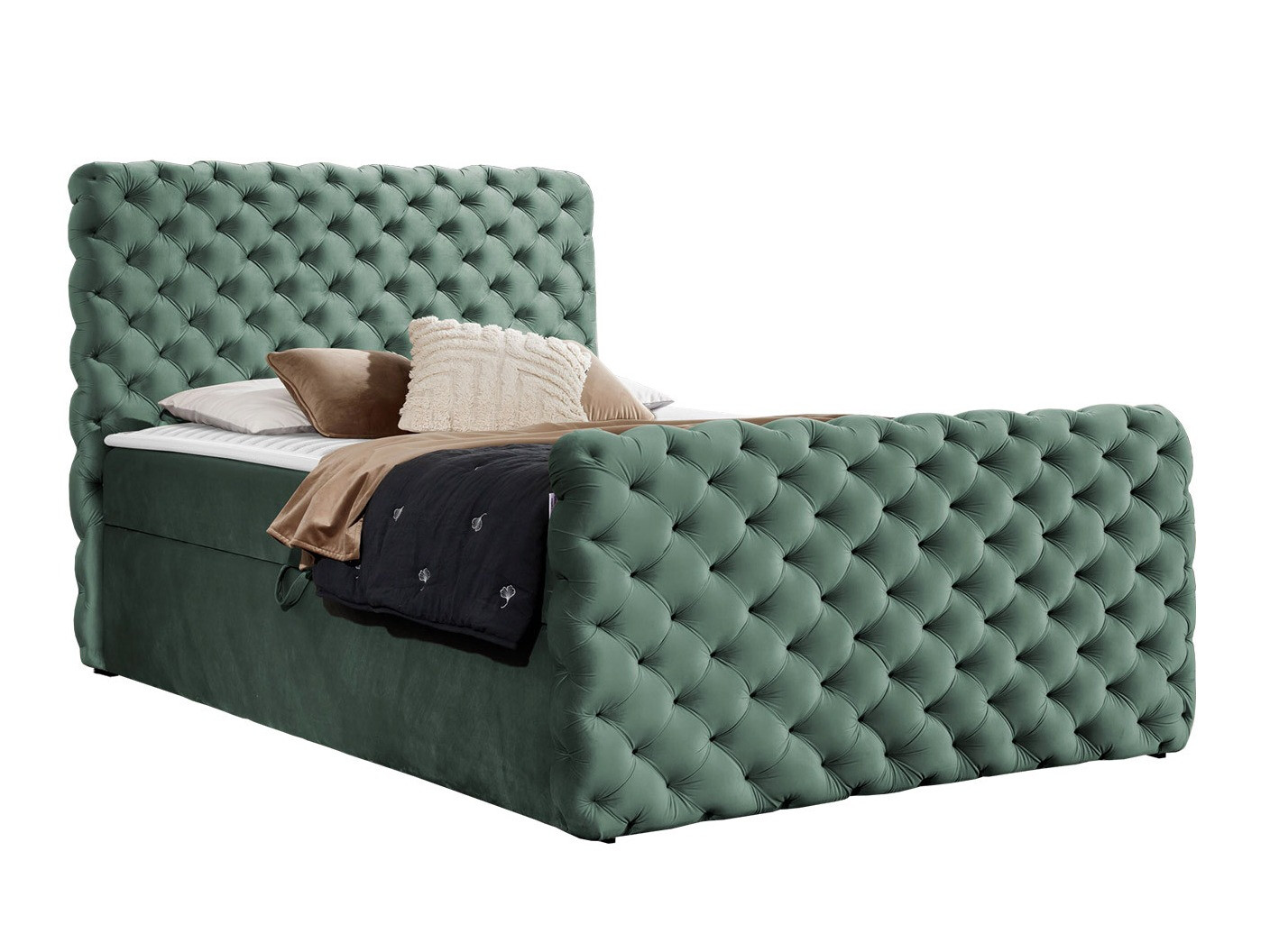 Lit boxspring Baltimore 186 (Velluto 13)