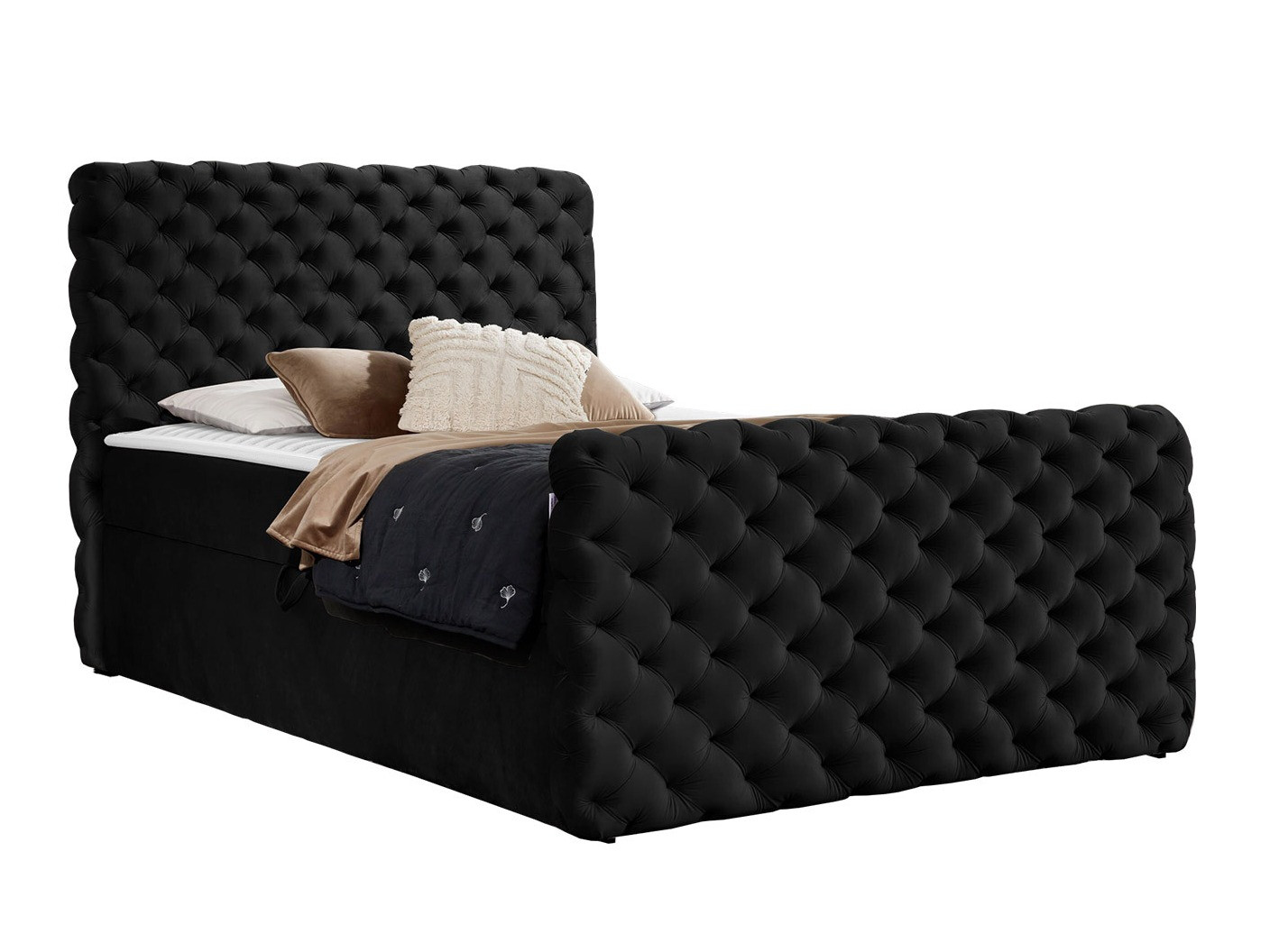 Lit boxspring Baltimore 186 (Velluto 20)