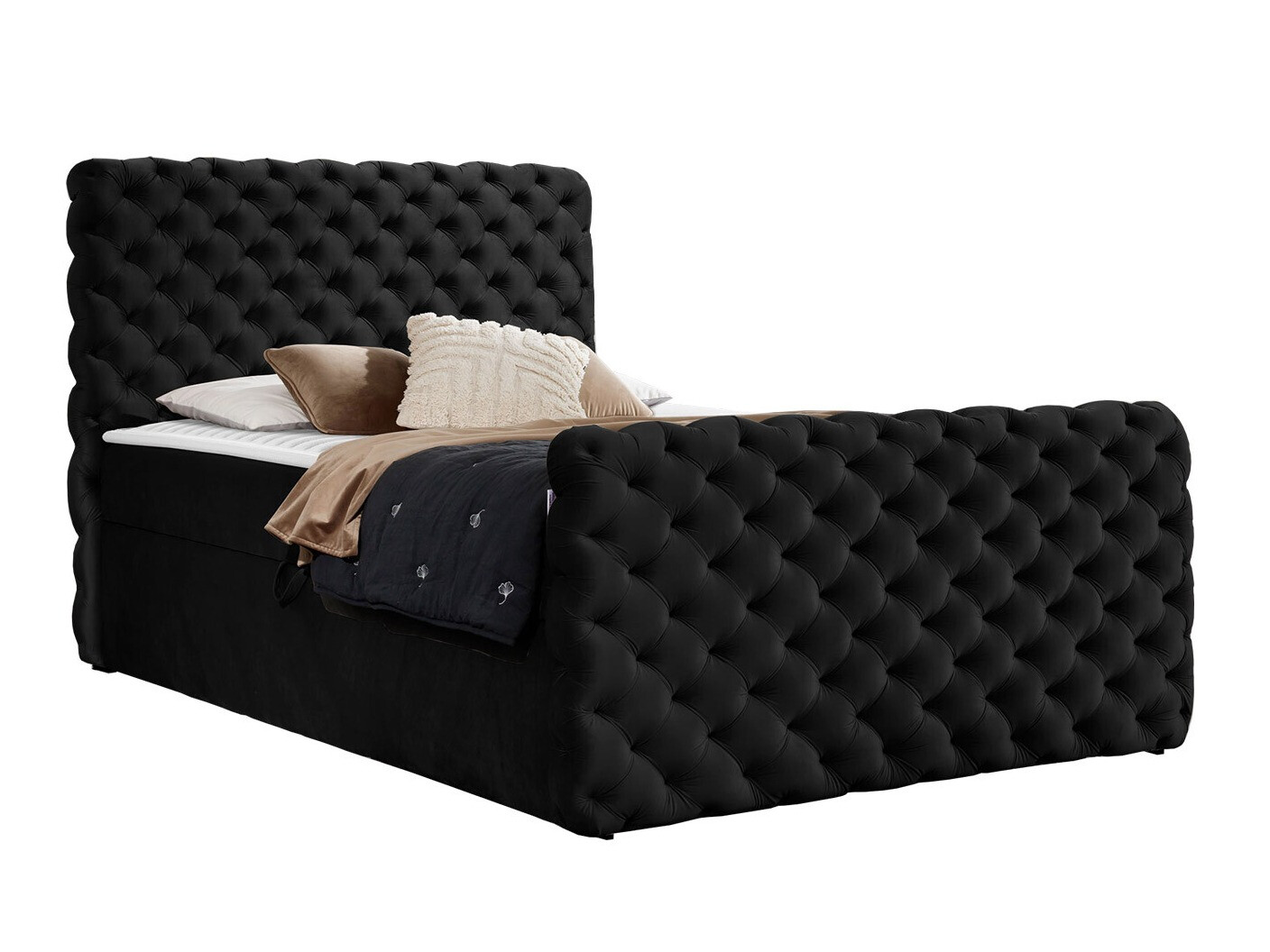 Lit boxspring Baltimore 186 (Velluto 20)