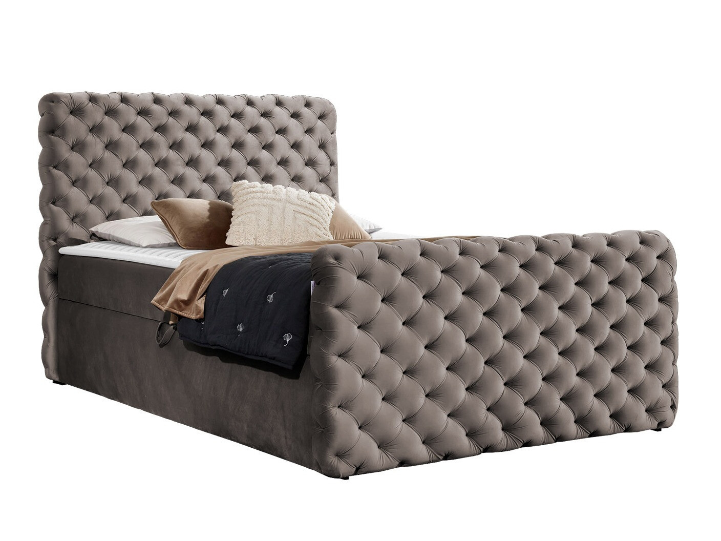 Lit boxspring Baltimore 186 (Velluto 29)