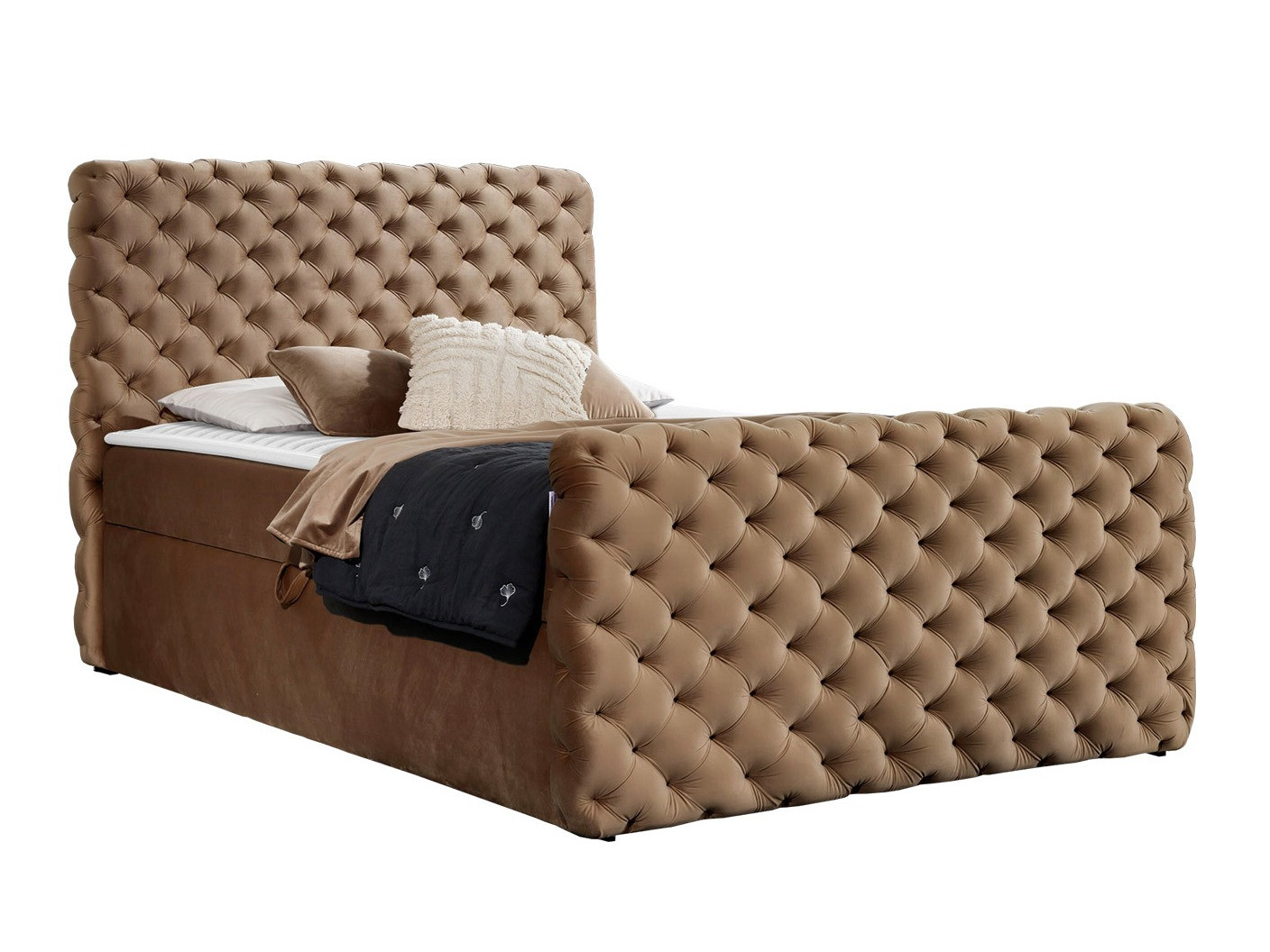Lit boxspring Baltimore 186 (Velluto 30)
