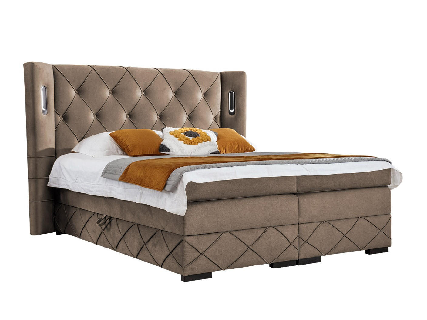 Lit boxspring Baltimore 187 (Kameleon 09)