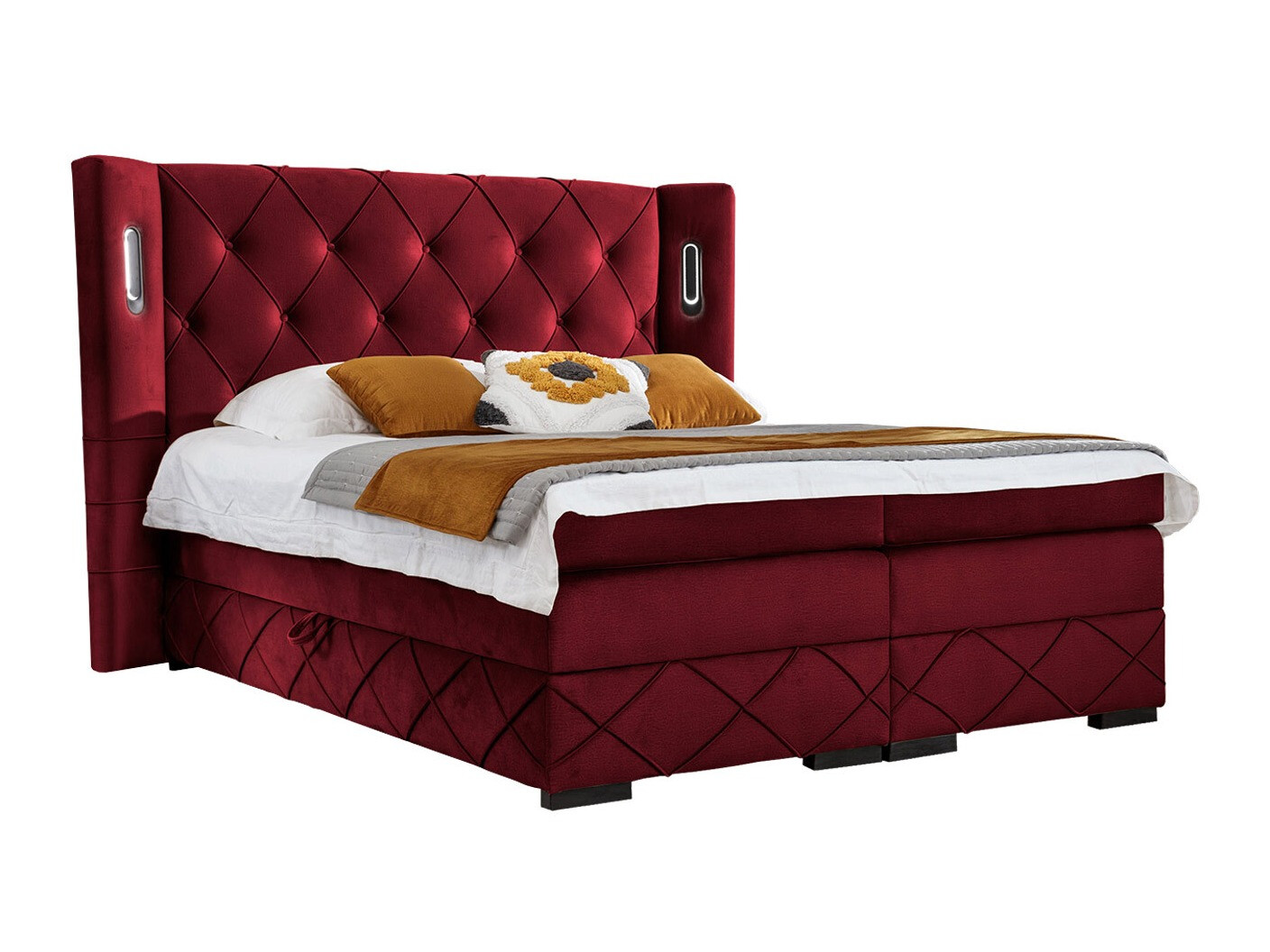 Lit boxspring Baltimore 187 (Kameleon 59)