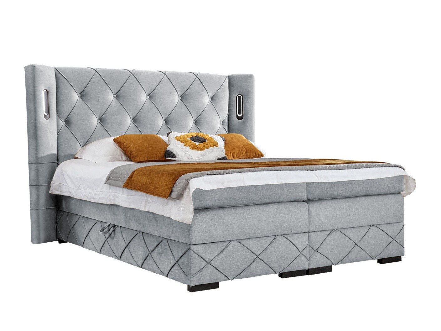 Lit boxspring Baltimore 187 (Kameleon 84)