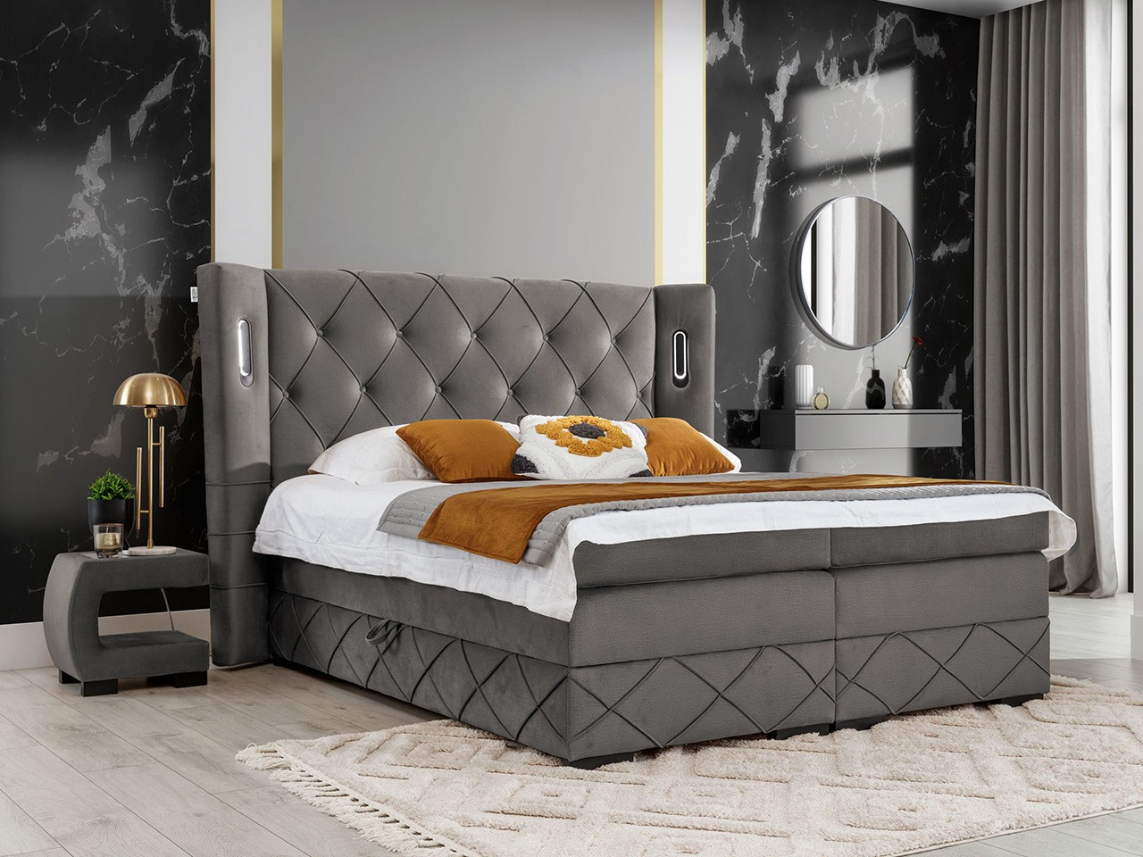Lit boxspring Historia (Kameleon 92)