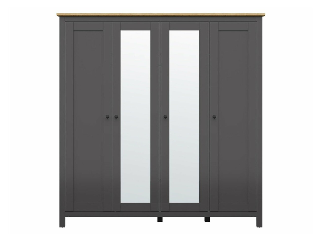 Armoire Sordoro 133 (Graphite + Chêne Artisan)