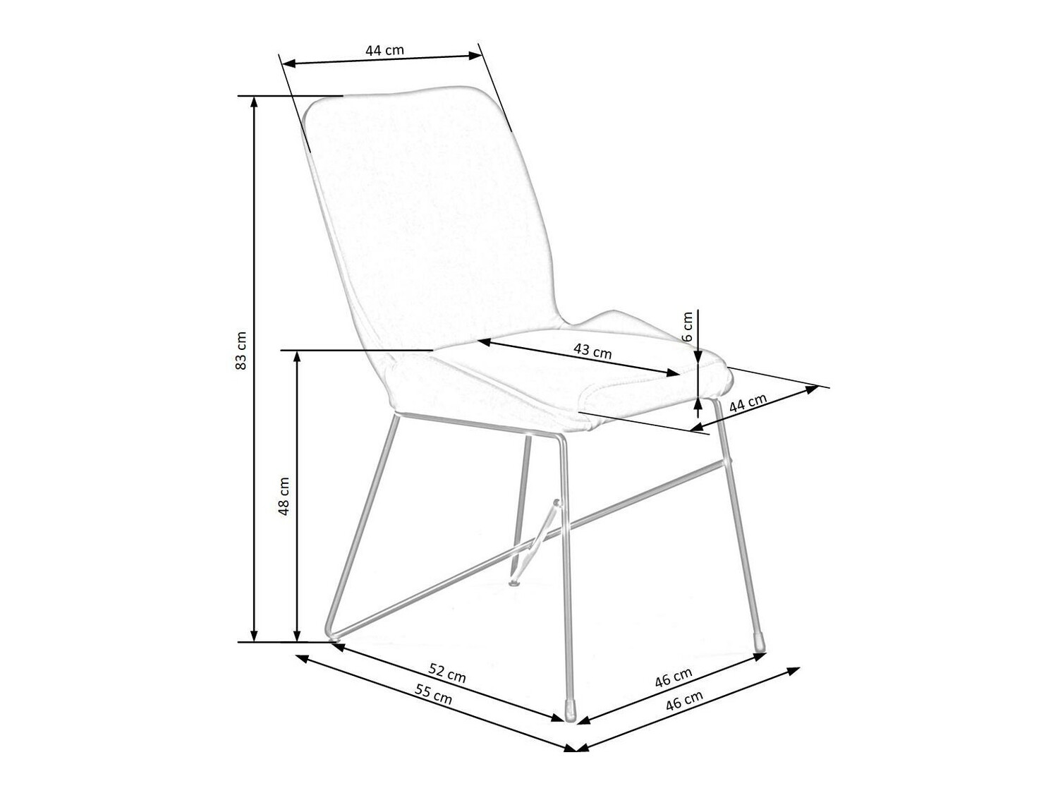 Chaise Houston 930 (Vert foncé)