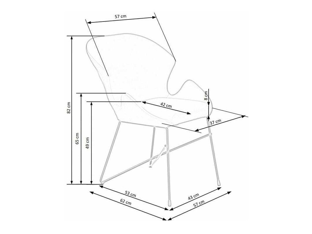 Chaise Houston 941 (Vert foncé)