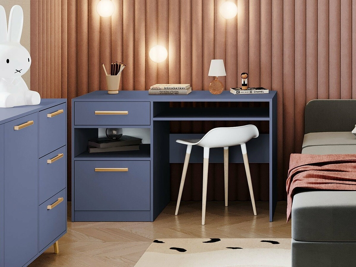 Bureau Rosa (Bleu + Doré)