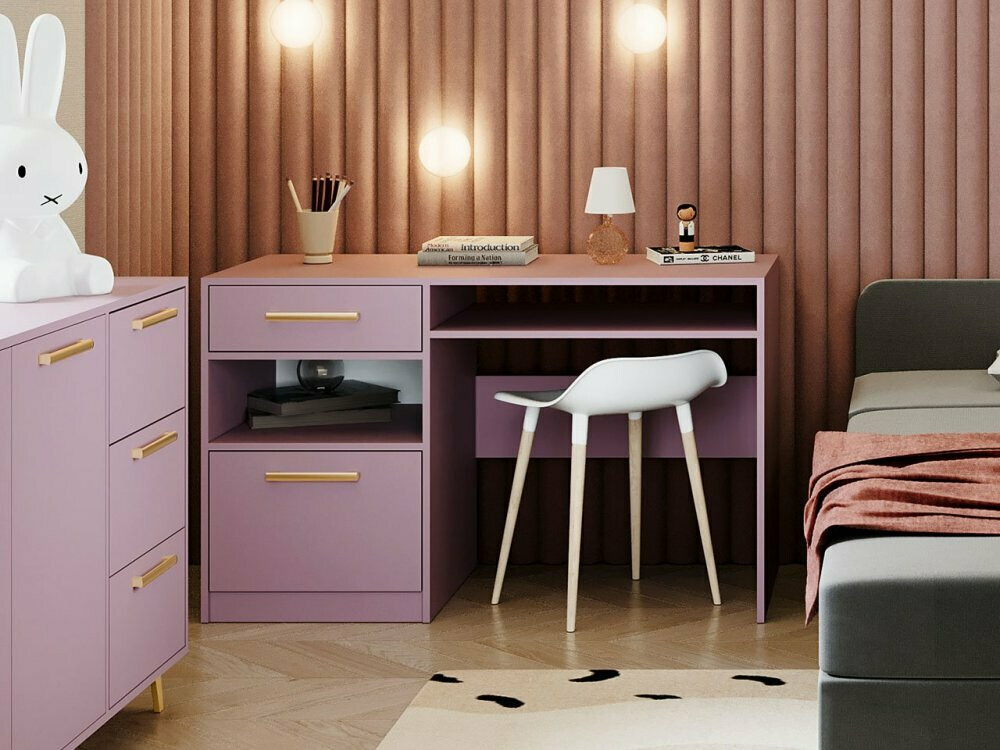 Bureau Rosa (Pourpre + Doré)