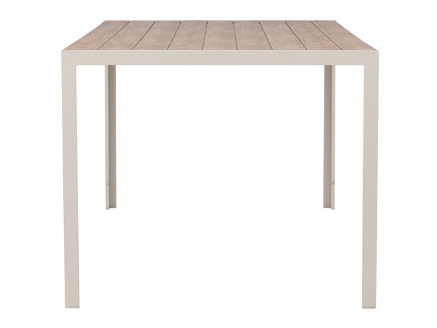 Table de jardin Dallas 3890 (Beige + Clair bois)
