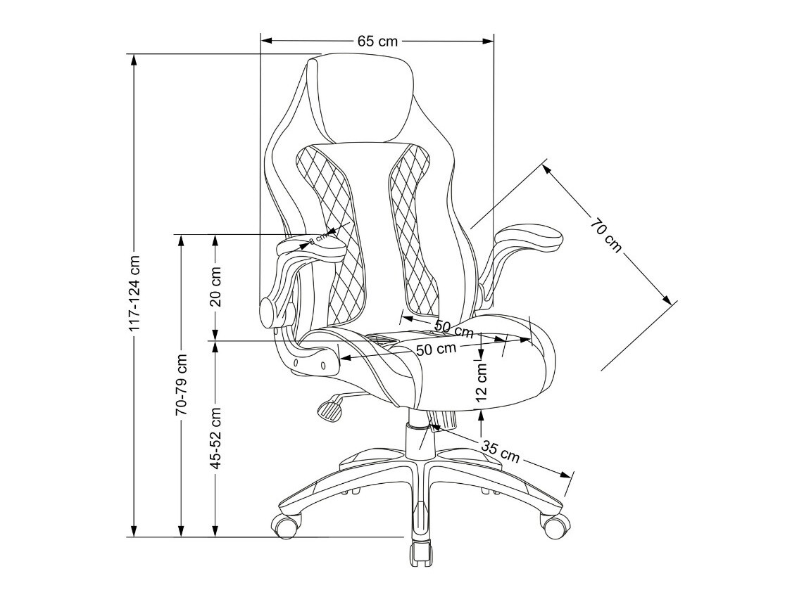 Chaise de bureau Houston 1426