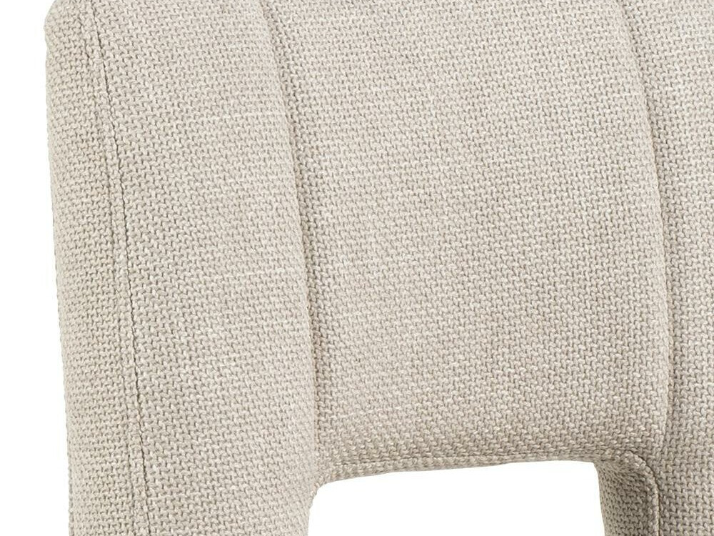 Chaise de bar mi-hauteur Norsica 678 (Beige + Noir)