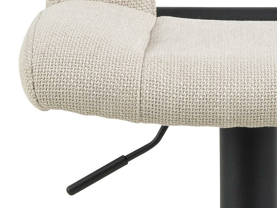Chaise de bar mi-hauteur Norsica 678 (Beige + Noir)