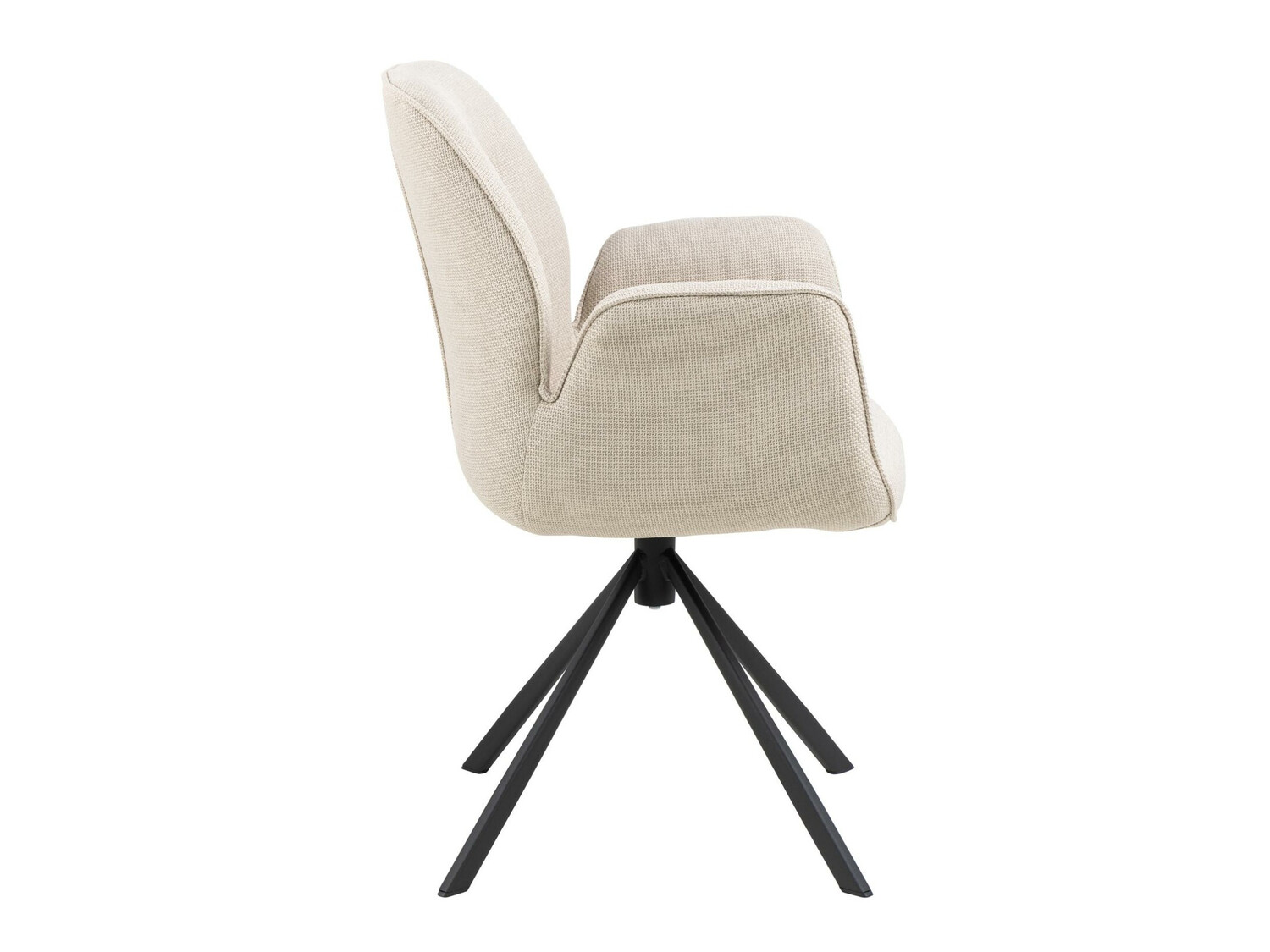 Chaise Norsica 392 (Beige + Noir)