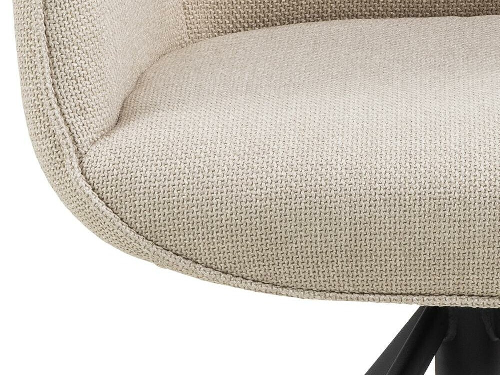 Chaise Norsica 392 (Beige + Noir)