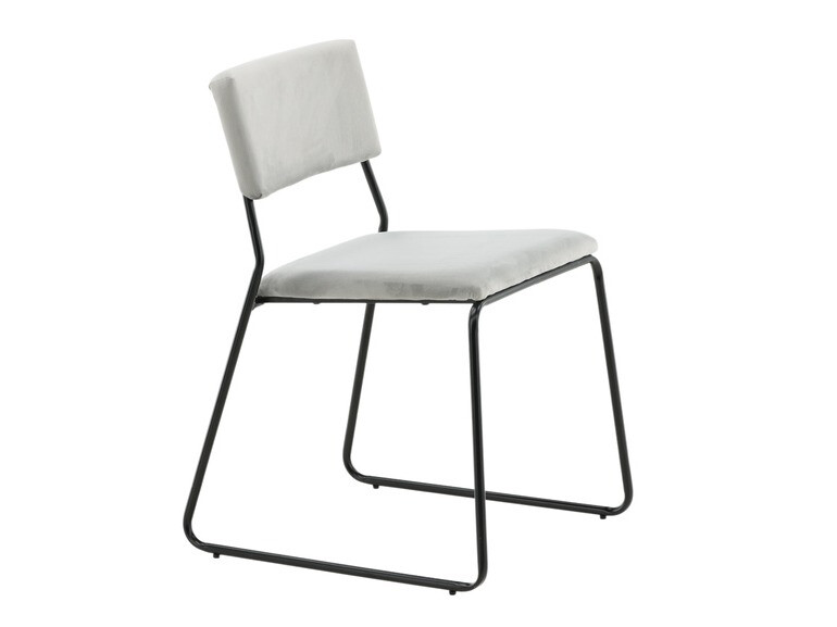 Salle à manger complète Dallas 3082 (Gris + Noir)