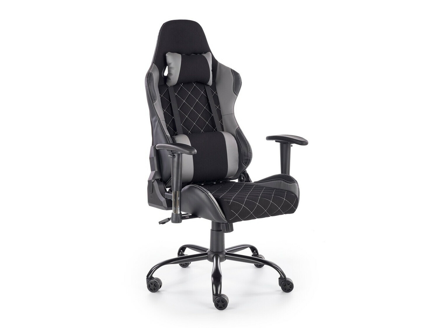Chaise de jeu Houston 1431 (Noir + Gris)